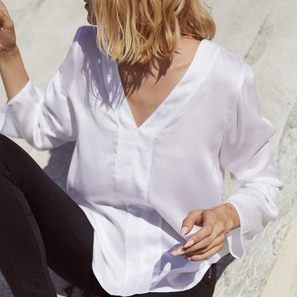 Vetta Capsule The Minimal Blouse White Small